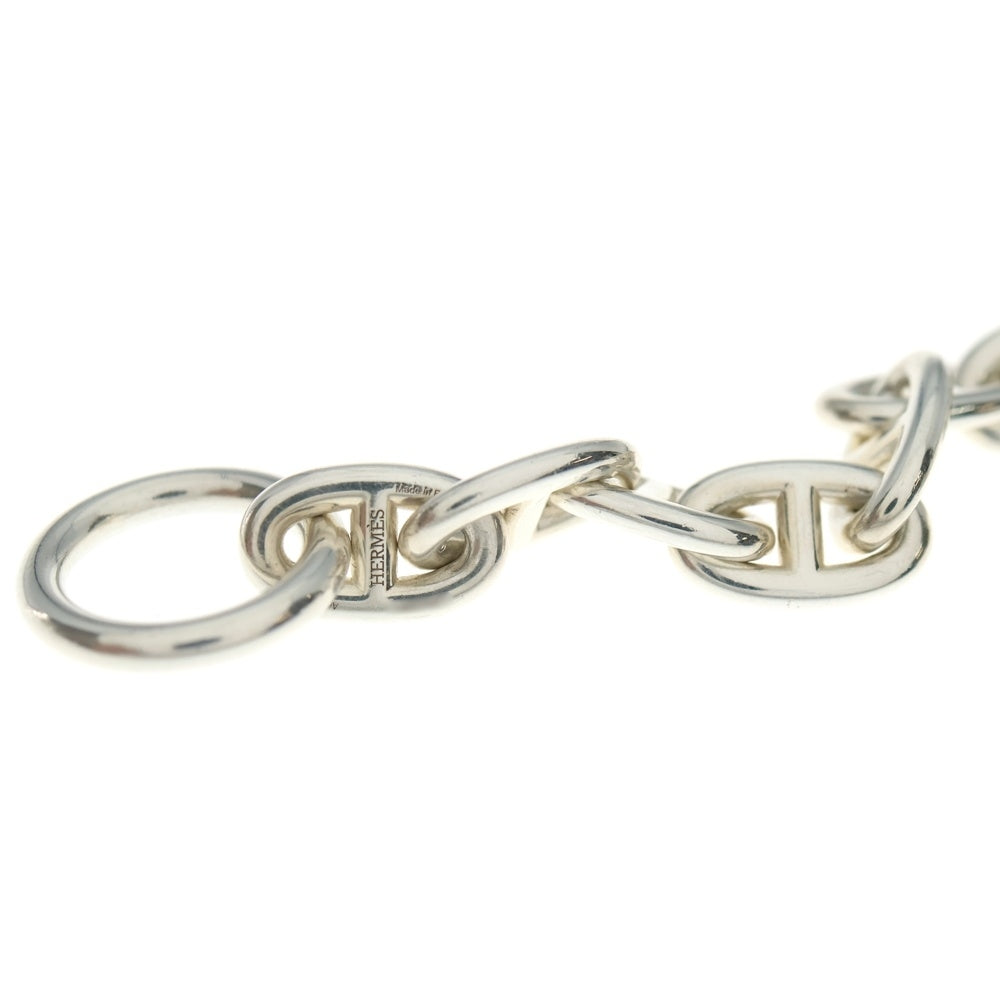HERMES(エルメス) Chaine d'Ancre MM シェーヌダンクル 15コマ チェーンブレスレット シルバー レディース