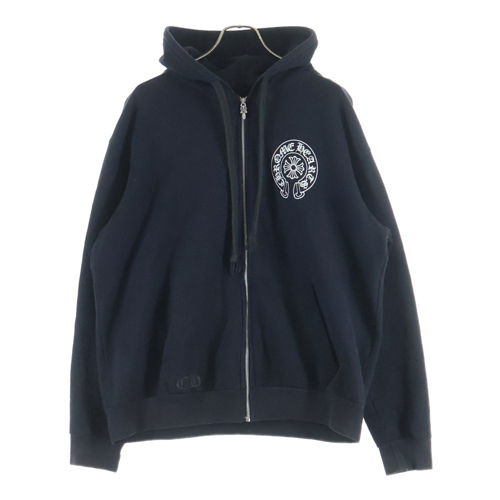 CHROME HEARTS(クロムハーツ) SWTSHRT HD ZIP LTD 大阪限定 バックホースシュープリントジップアップパーカー
