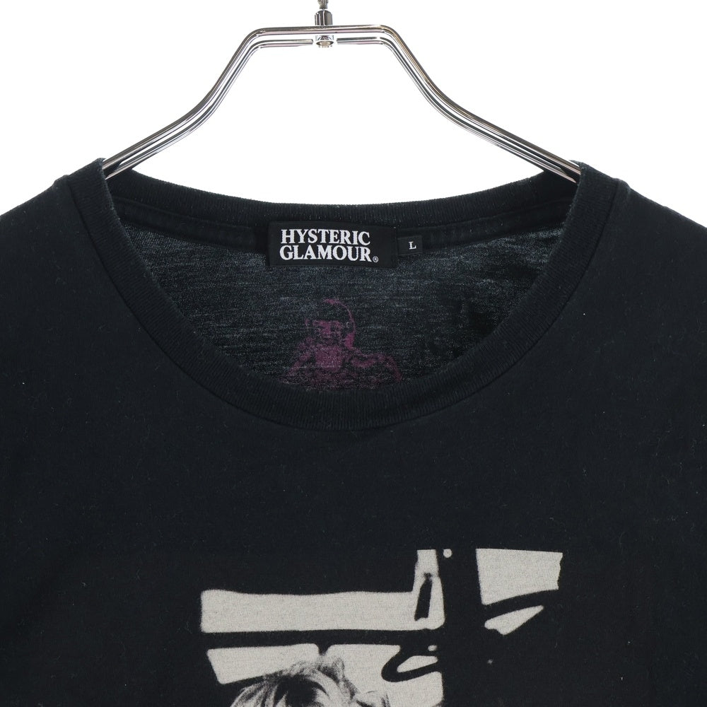 HYSTERIC GLAMOUR(ヒステリックグラマー) COURTNEY LOVE コートニーラブ 半袖Tシャツ ブラック 0201CT13