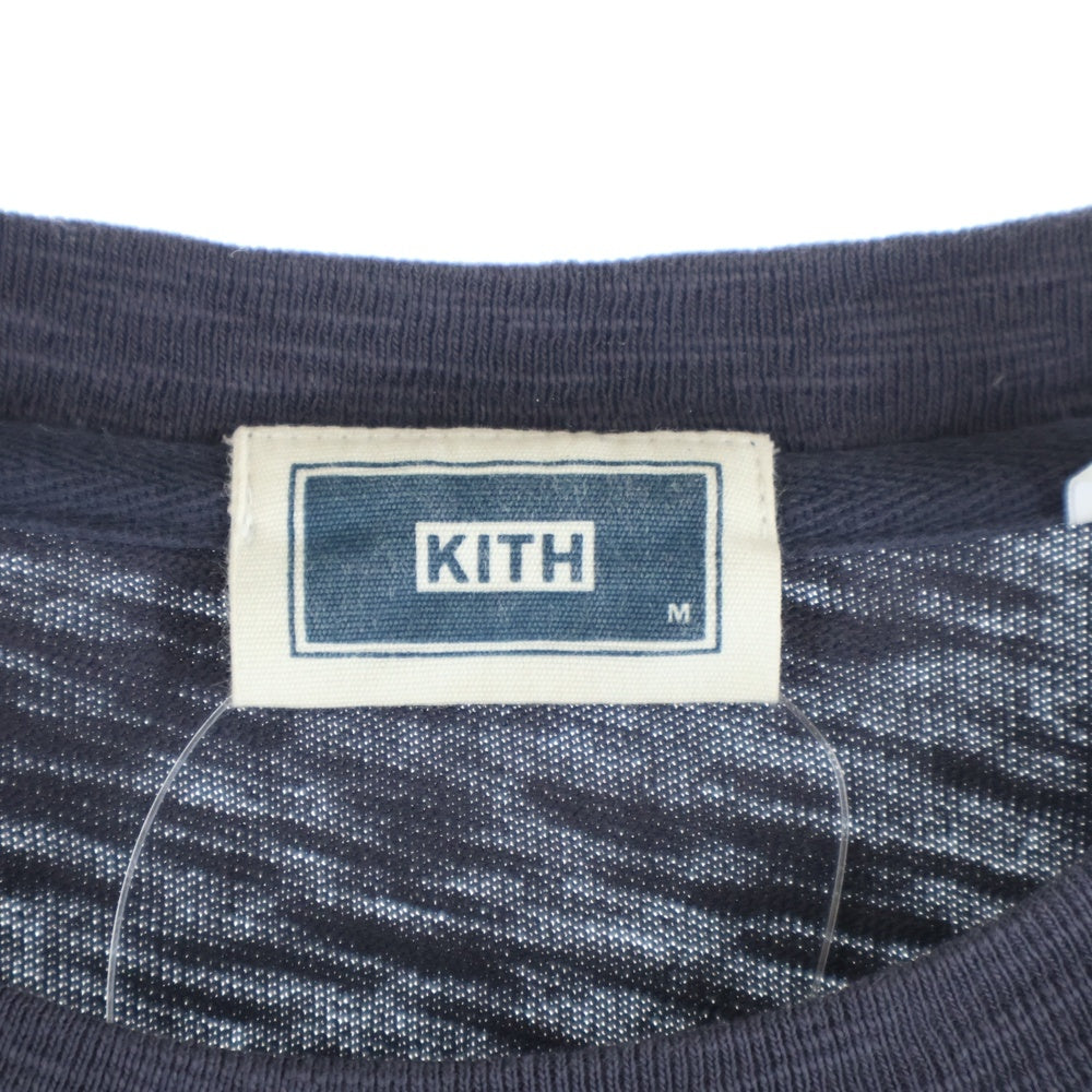 KITH(キス) 2020年 フロントロゴ半袖Tシャツ カットソー パープル 20-071-060-0016-2-0