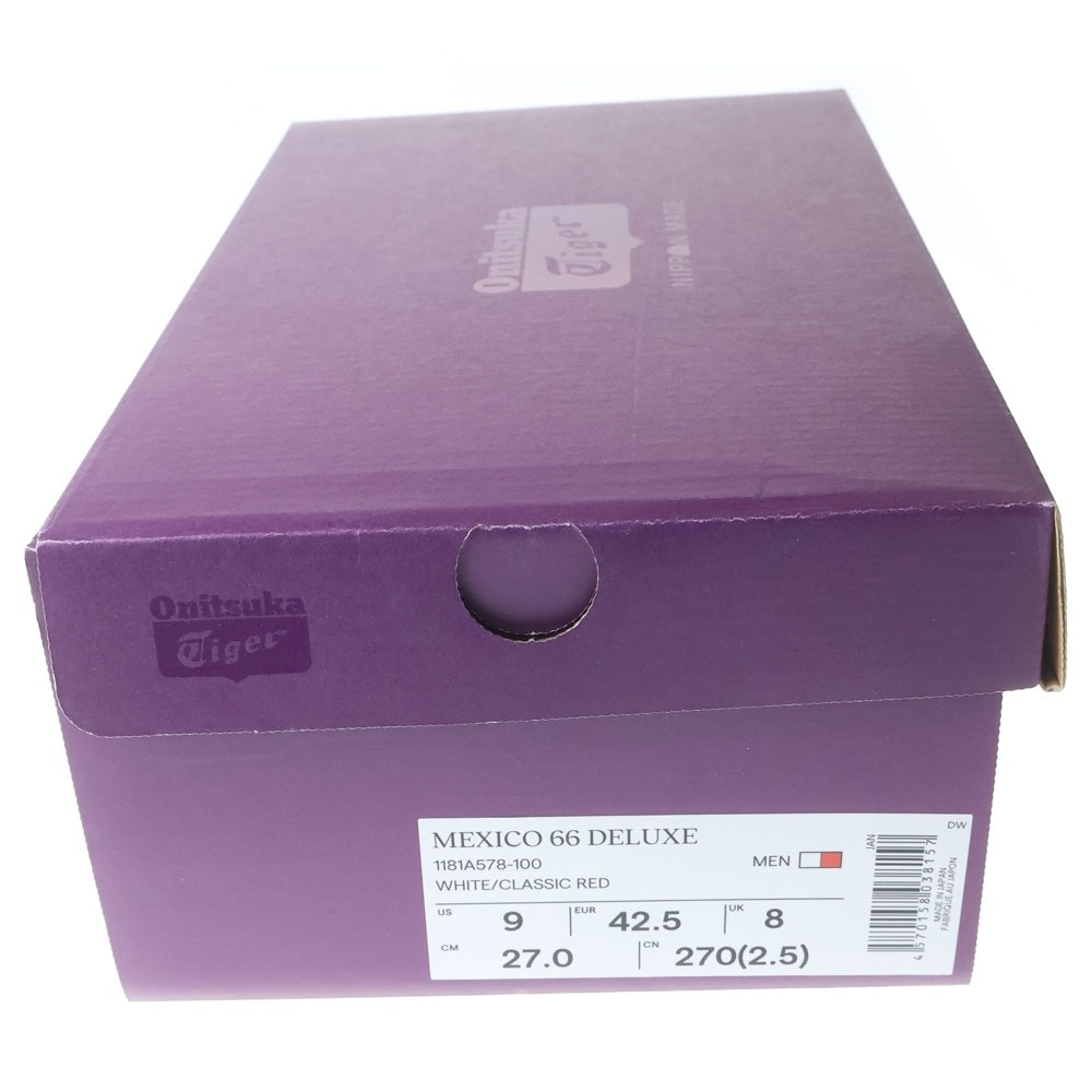 Onitsuka Tiger(オニツカタイガー) MEXICO 66 DELUXE メキシコ66 デラックス ローカットスニーカー ホワイト 1181A578