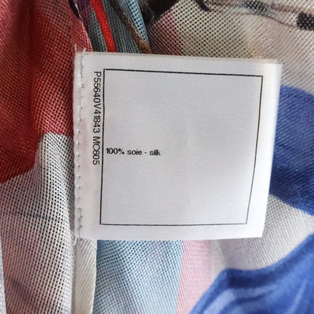 CHANEL(シャネル) 総柄 シルクスカート マルチ P55640V41843 レディース