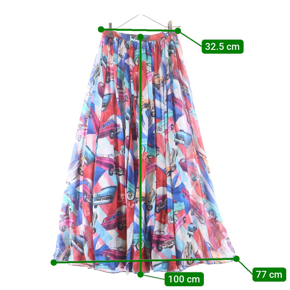 CHANEL(シャネル) 総柄 シルクスカート マルチ P55640V41843 レディース