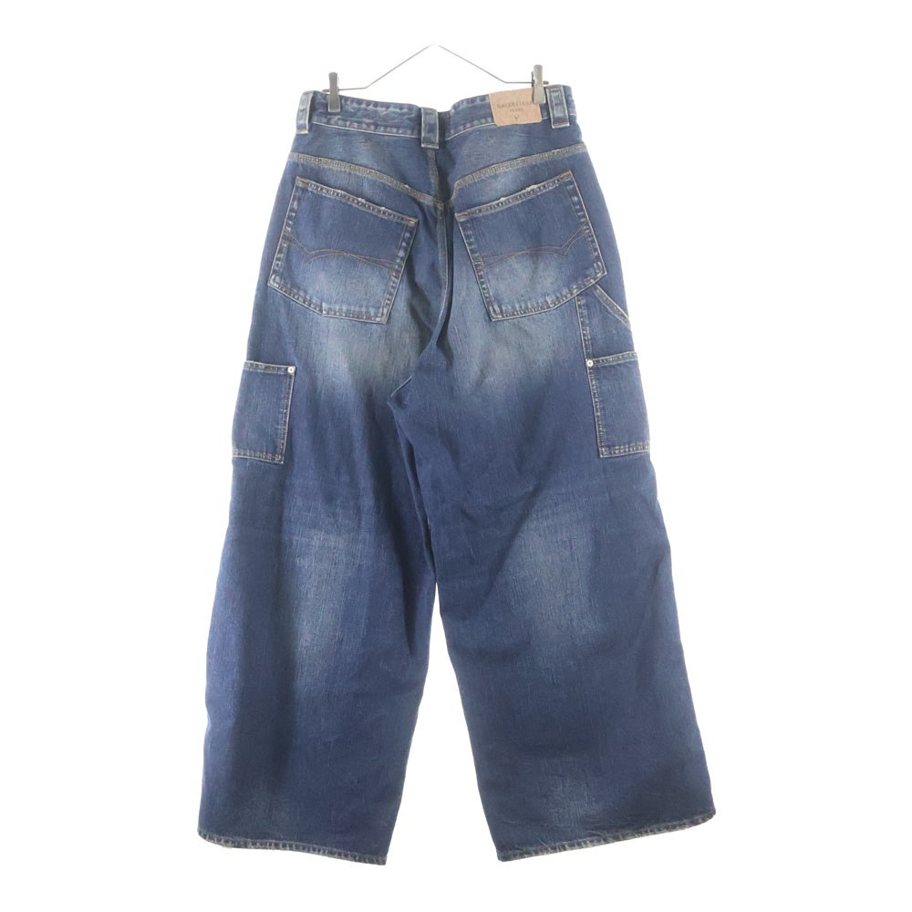 BALENCIAGA(バレンシアガ) グランジリップドオフ バギー デニム パンツ