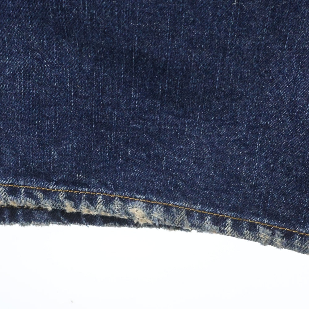 BALENCIAGA(バレンシアガ) グランジリップドオフ バギー デニム パンツ インディゴ 838672 TSW72