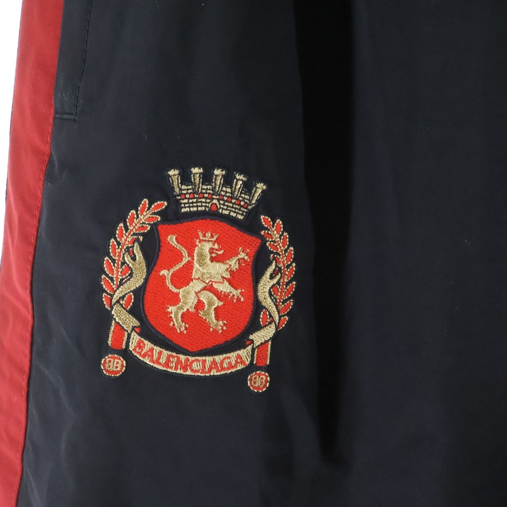 BALENCIAGA(バレンシアガ) 25AW × PUMA Large Tracksuit Pants プーマ ラージ トラックパンツ ブラック/レッド 850702 TPQ38