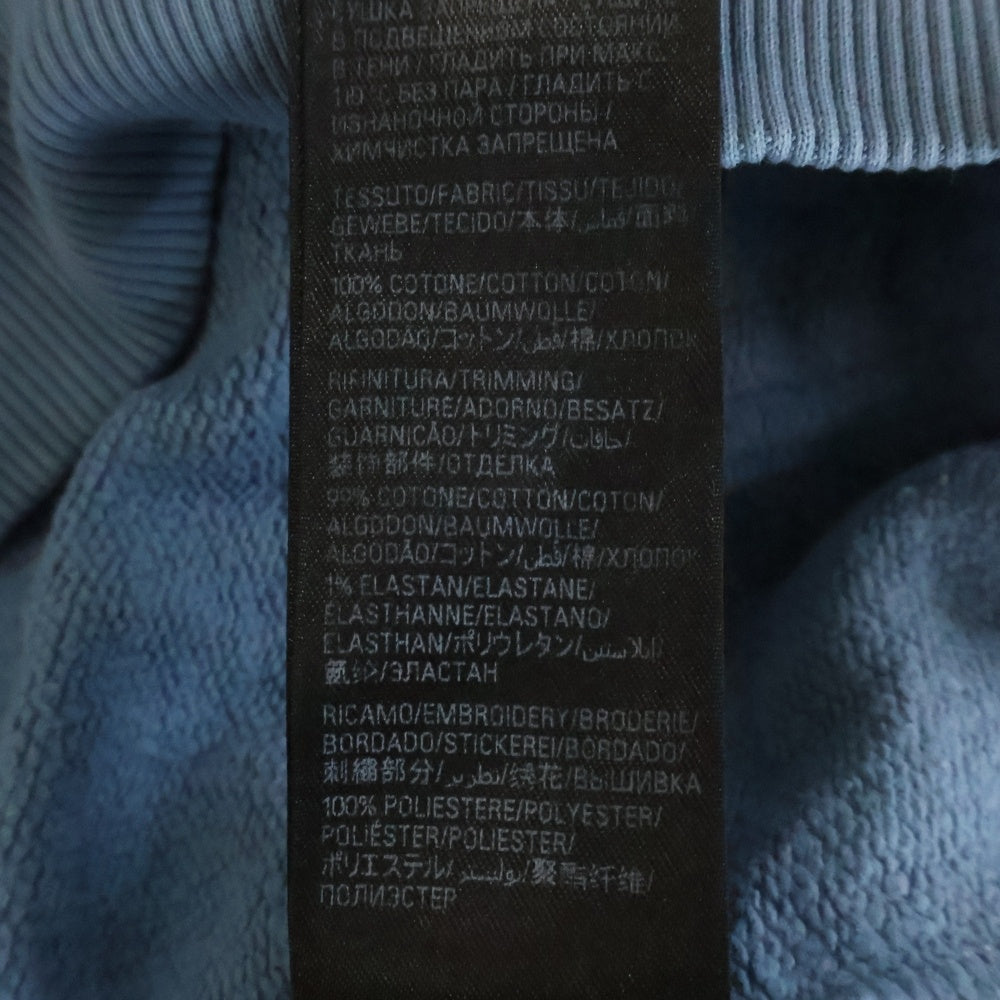 BALENCIAGA(バレンシアガ) エンブロイダリー ロゴ スウェット プルオーバー パーカー ブルー 827939 TSV01