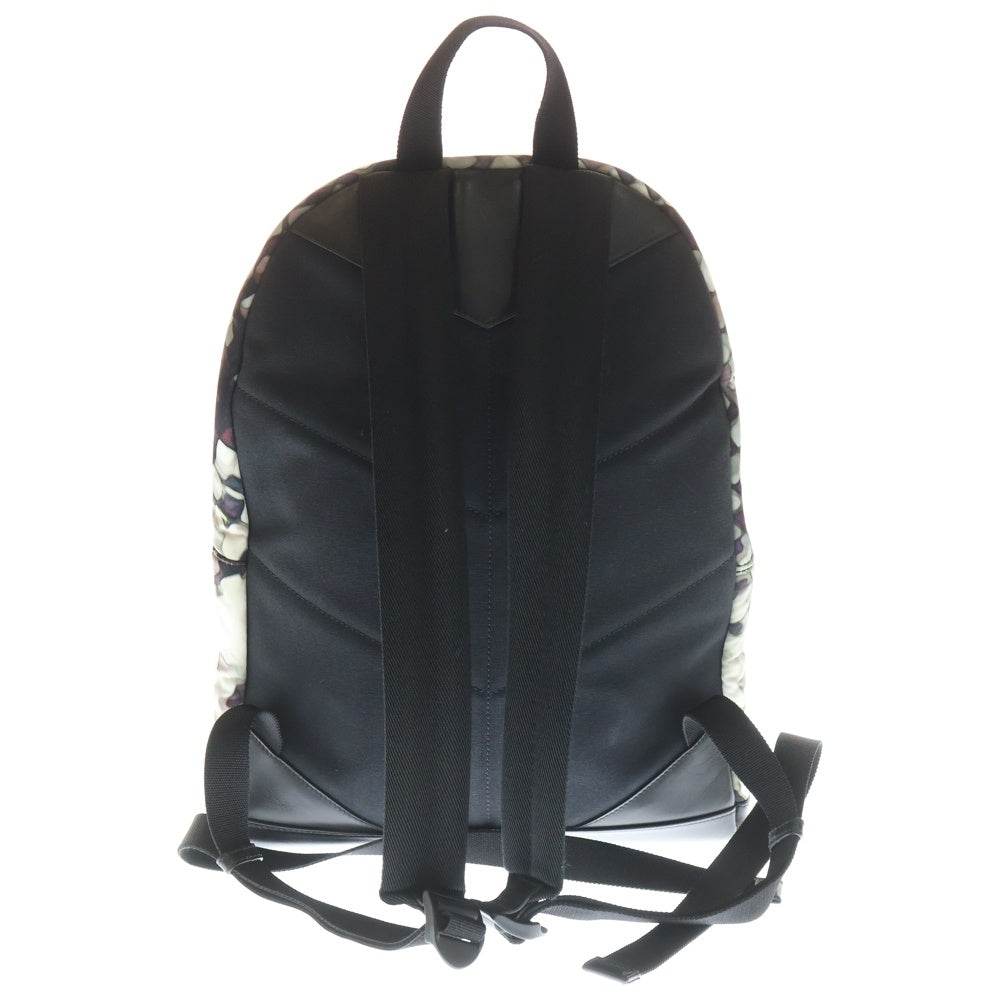 JIMMY CHOO(ジミーチュウ) 総柄リュック ウィルマー バックパック ホワイト