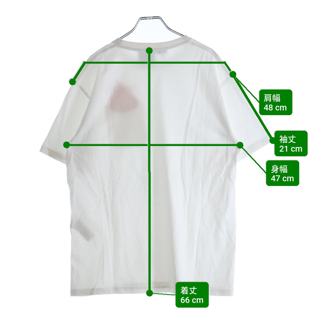 LOEWE(ロエベ) 23SS ×スタジオジブリ ハウルの動く城 刺繍デザイン半袖Tシャツ カットソー ホワイト HB44Y22X03