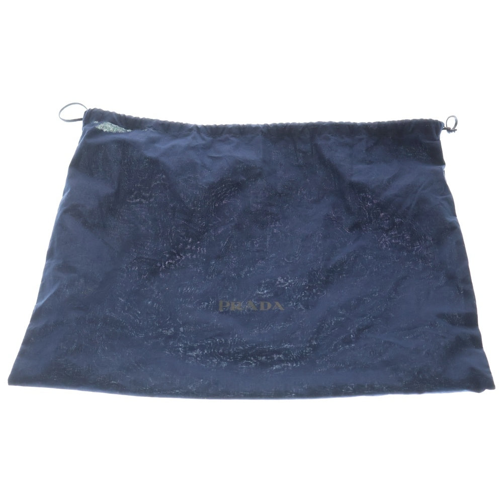 PRADA(プラダ) コーデュロイ ニュースボーイキャップ キャスケット ブラック 2HC475