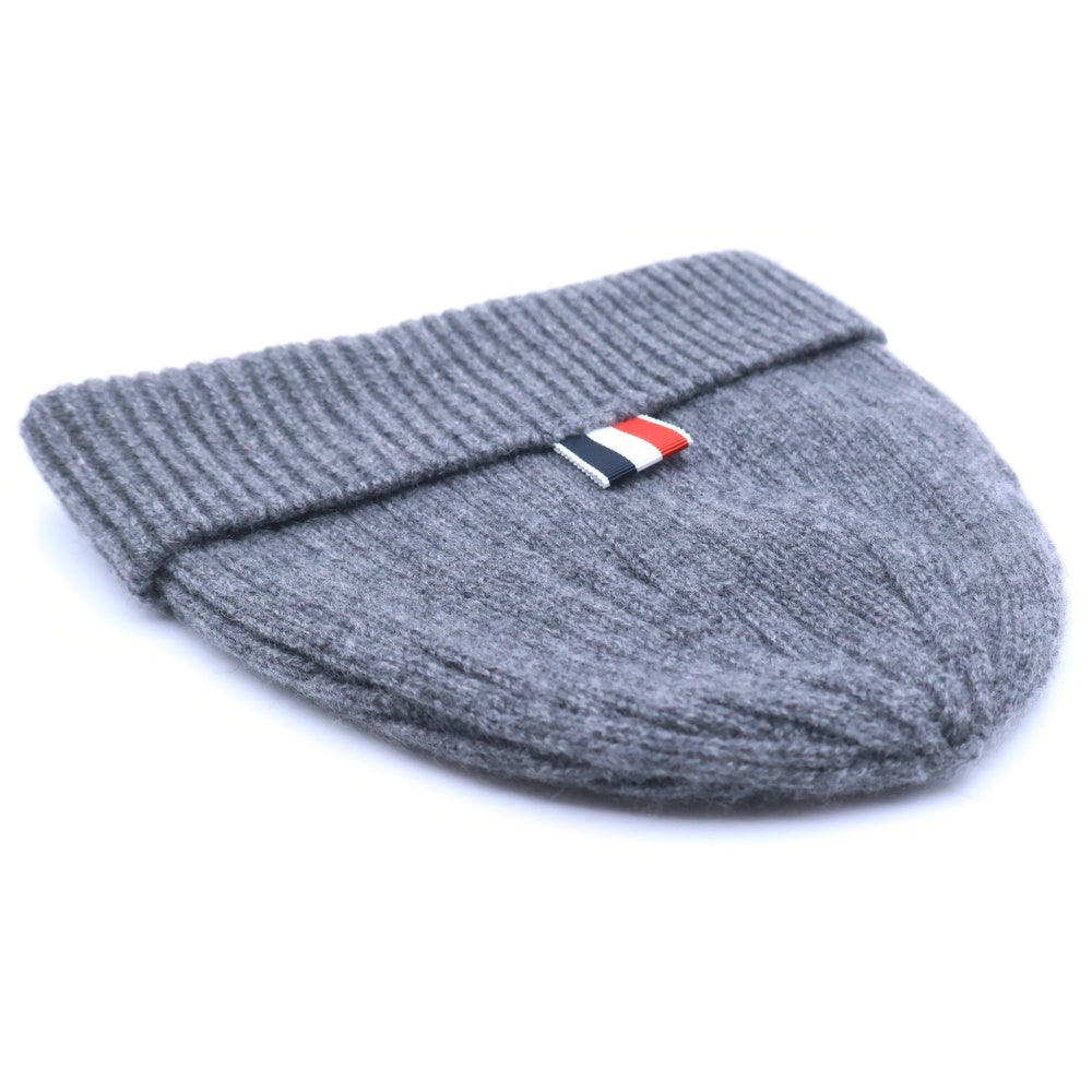 THOM BROWNE(トムブラウン) カシミヤ ニット帽 ビーニー グレー