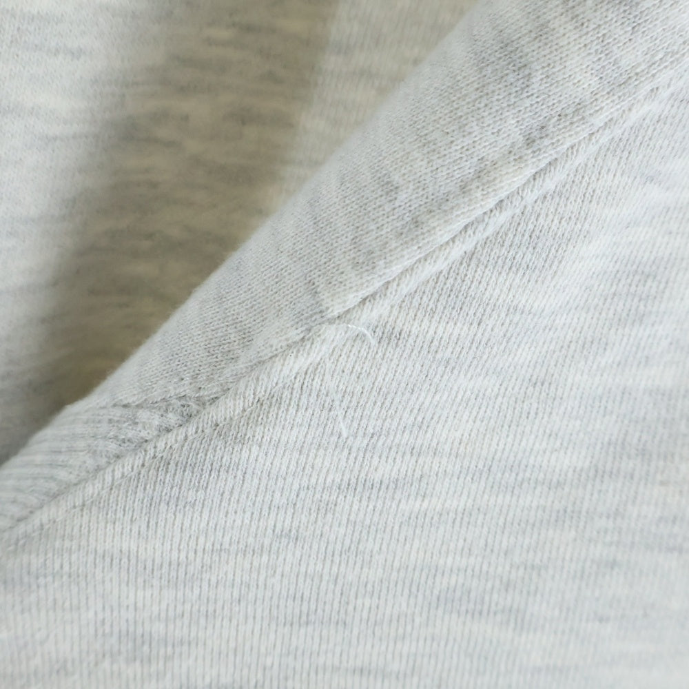 ATMOS(アトモス) 21SS CUT-OFF ロゴ刺繍 クルーネックスウェット グレー MAT21-S007
