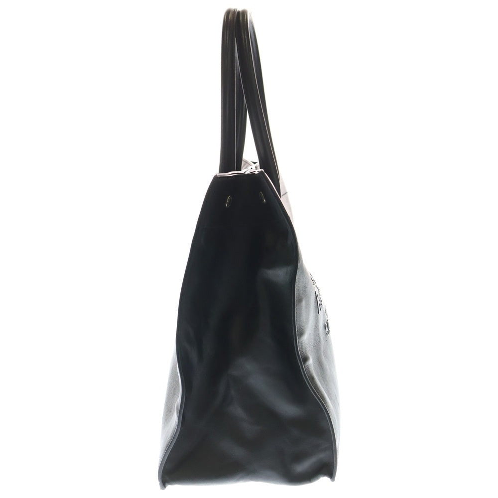 SAINT LAURENT PARIS(サンローランパリ) Rive Gauche Small Tote Bag In Smooth Leather リヴ ゴーシュ スムースレザー トートバック ブラック レディース