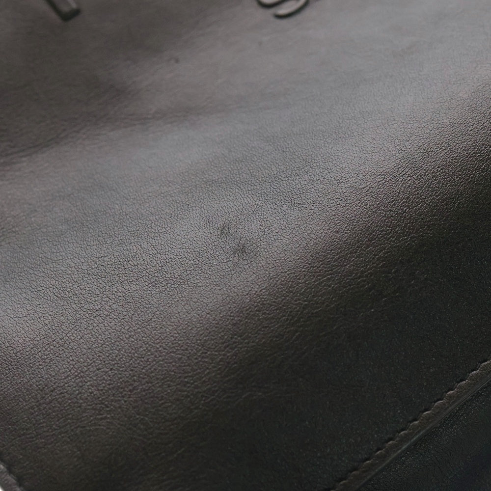 SAINT LAURENT PARIS(サンローランパリ) Rive Gauche Small Tote Bag In Smooth Leather リヴ ゴーシュ スムースレザー トートバック ブラック レディース
