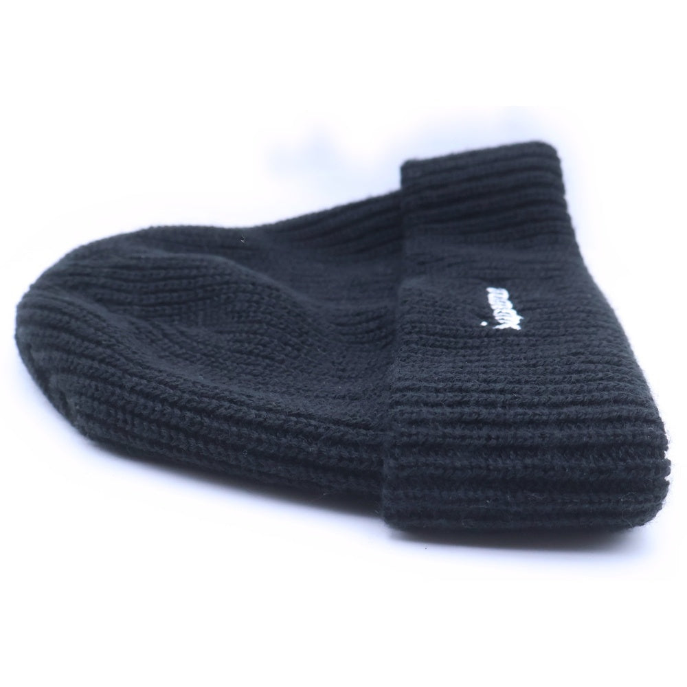 SUPREME(シュプリーム) 24FW フロント刺繍 ビーニー ニット帽 ブラック