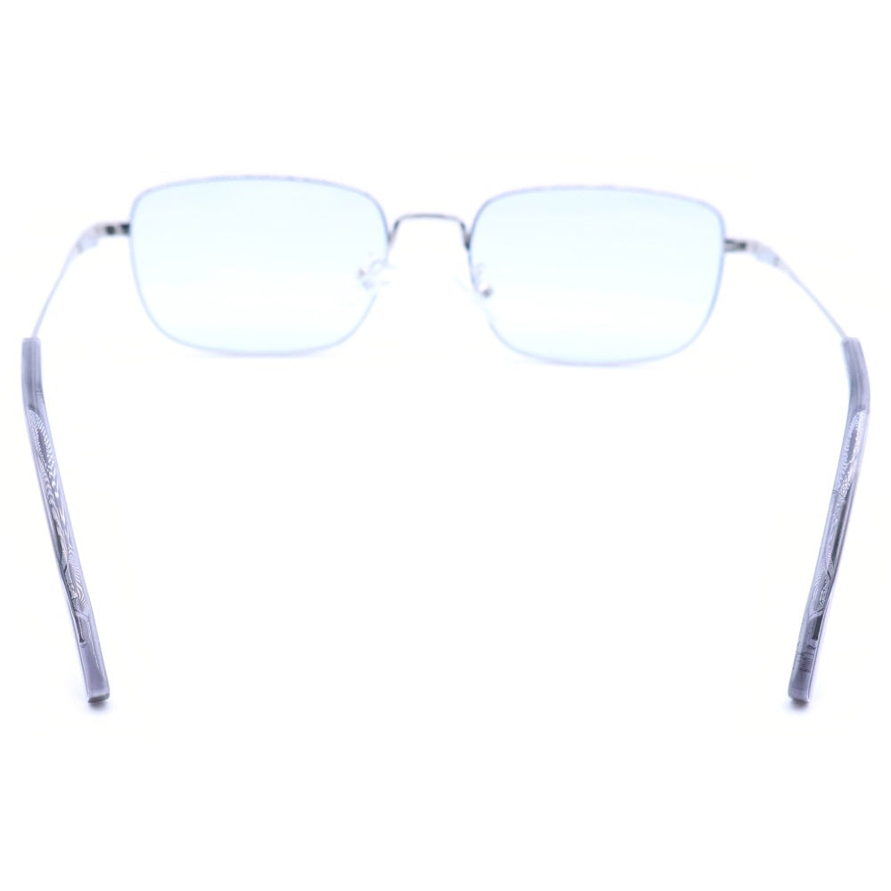NO BRAND(ノーブランド) BLUE ELEPHANT ブルー リムレスサングラス メガネ シルバー/ブルー