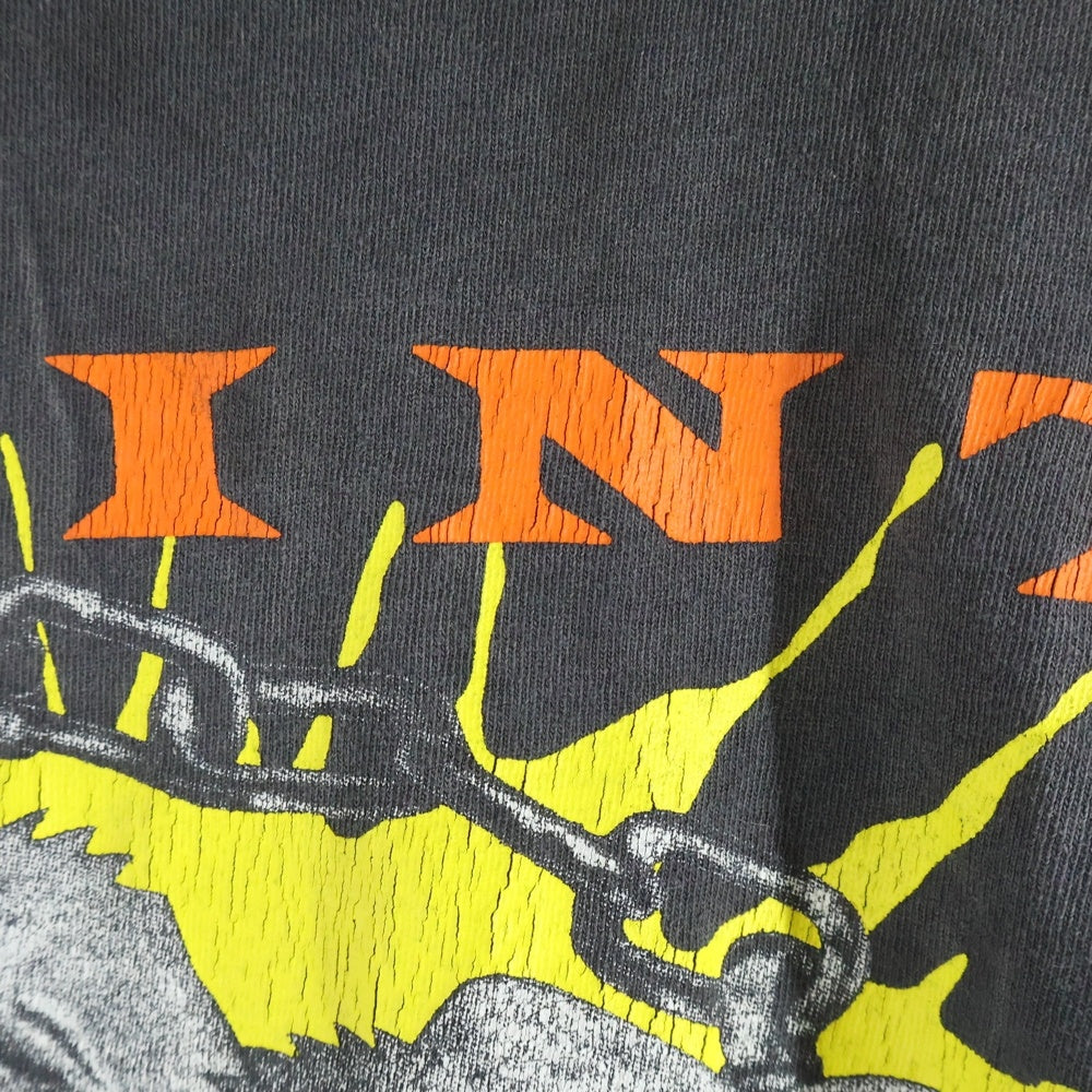 SAINT MICHAEL(セントマイケル) 25AW S/S T-SHIRT SAINT MASK 両面プリント 半袖Tシャツ カットソー ブラック SM-HR1-0000-010