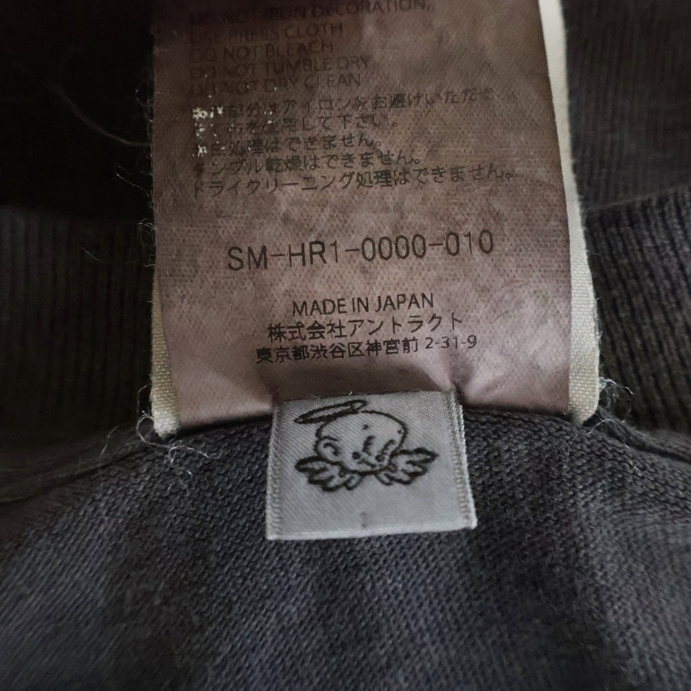 SAINT MICHAEL(セントマイケル) 25AW S/S T-SHIRT SAINT MASK 両面プリント 半袖Tシャツ カットソー ブラック SM-HR1-0000-010