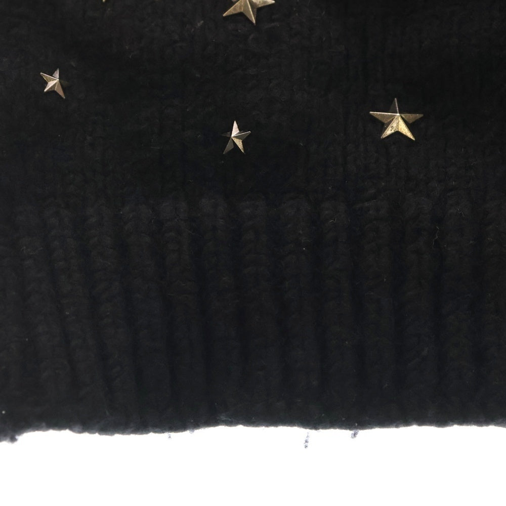 JIMMY CHOO(ジミーチュウ) スタースタッズ マフラー ブラック