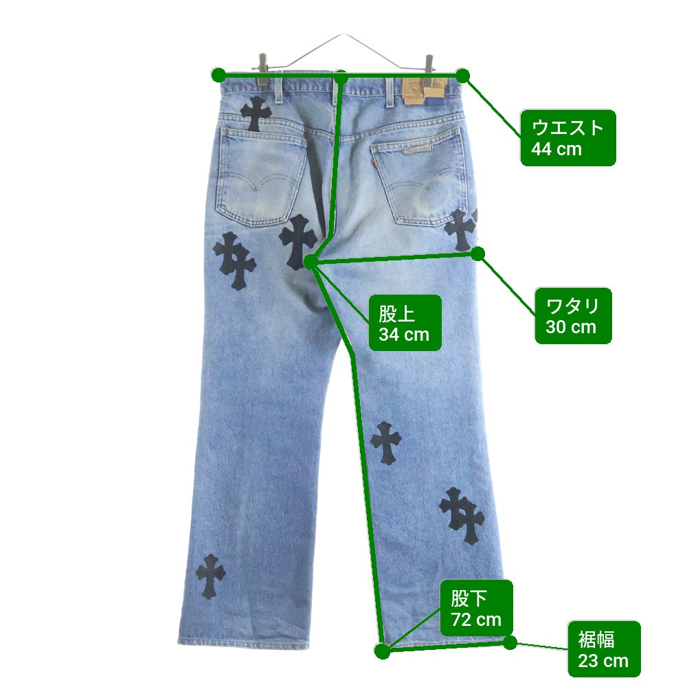 CHROME HEARTS(クロムハーツ) ×Levi's U VNTG JEAN BLU ORNG TAB