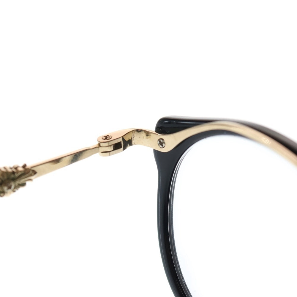 CHROME HEARTS(クロムハーツ) DIG BIG ディッグビッグ ボストンサングラス メガネ ブラック/ゴールド