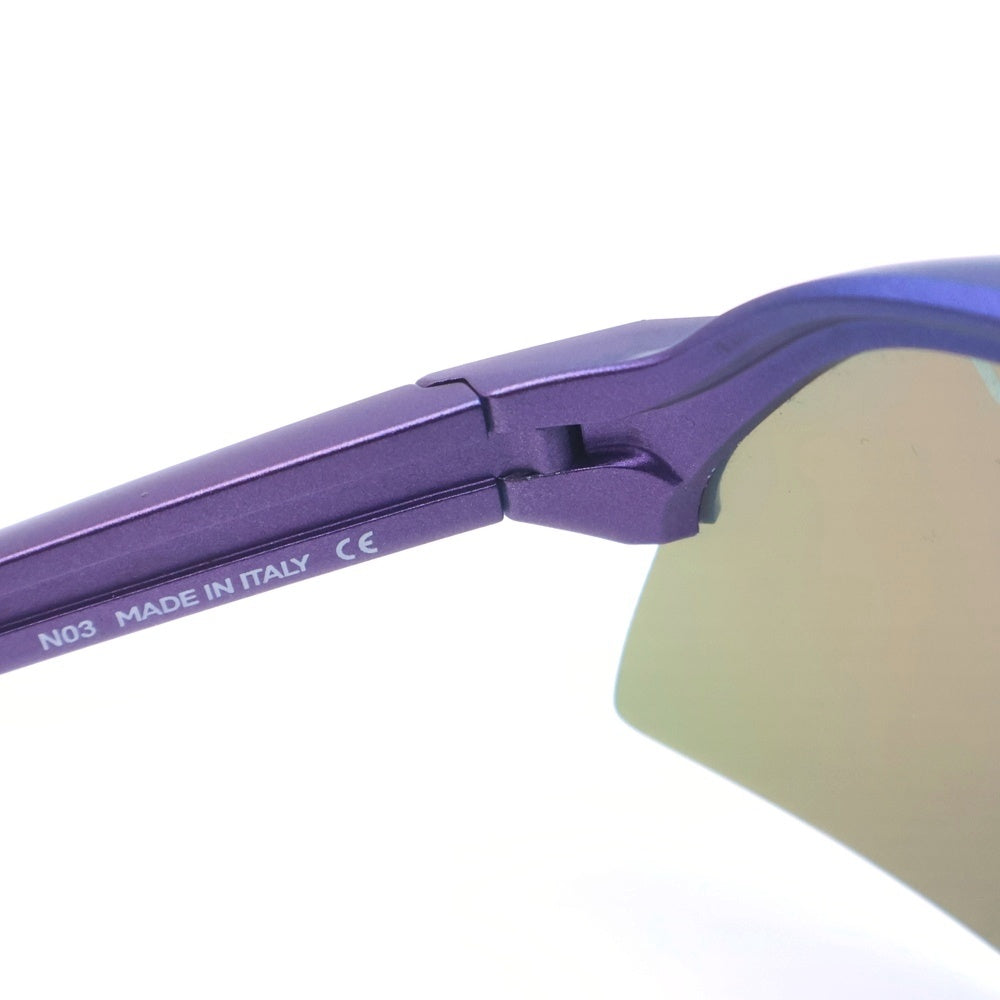 NO BRAND(ノーブランド) 100% ワンハンドレッドパーセント メタリック サングラス ブルー