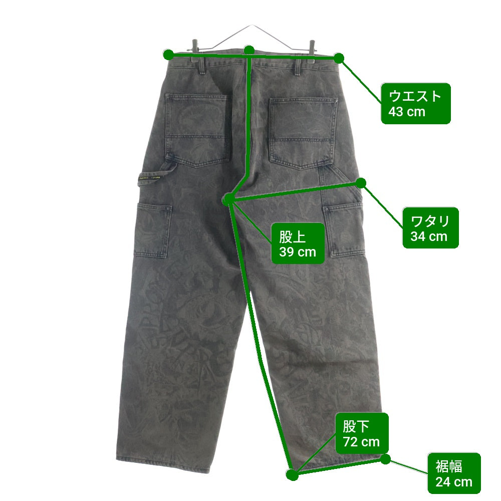 SUPREME(シュプリーム) 24AW Double Knee Painter Pant Liberty ダブル ニー ペインター パンツ リバティー デニムパンツ ブラウン