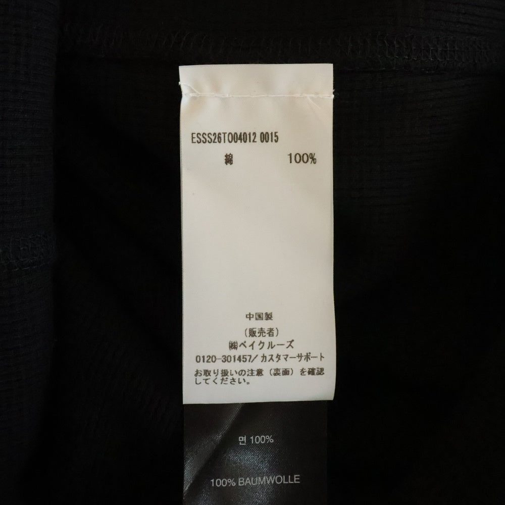 entire studios(エンタイア スタジオ) サーマル 長袖Tシャツ ロンティ カットソー ブラック ESSS26TO04012 0015