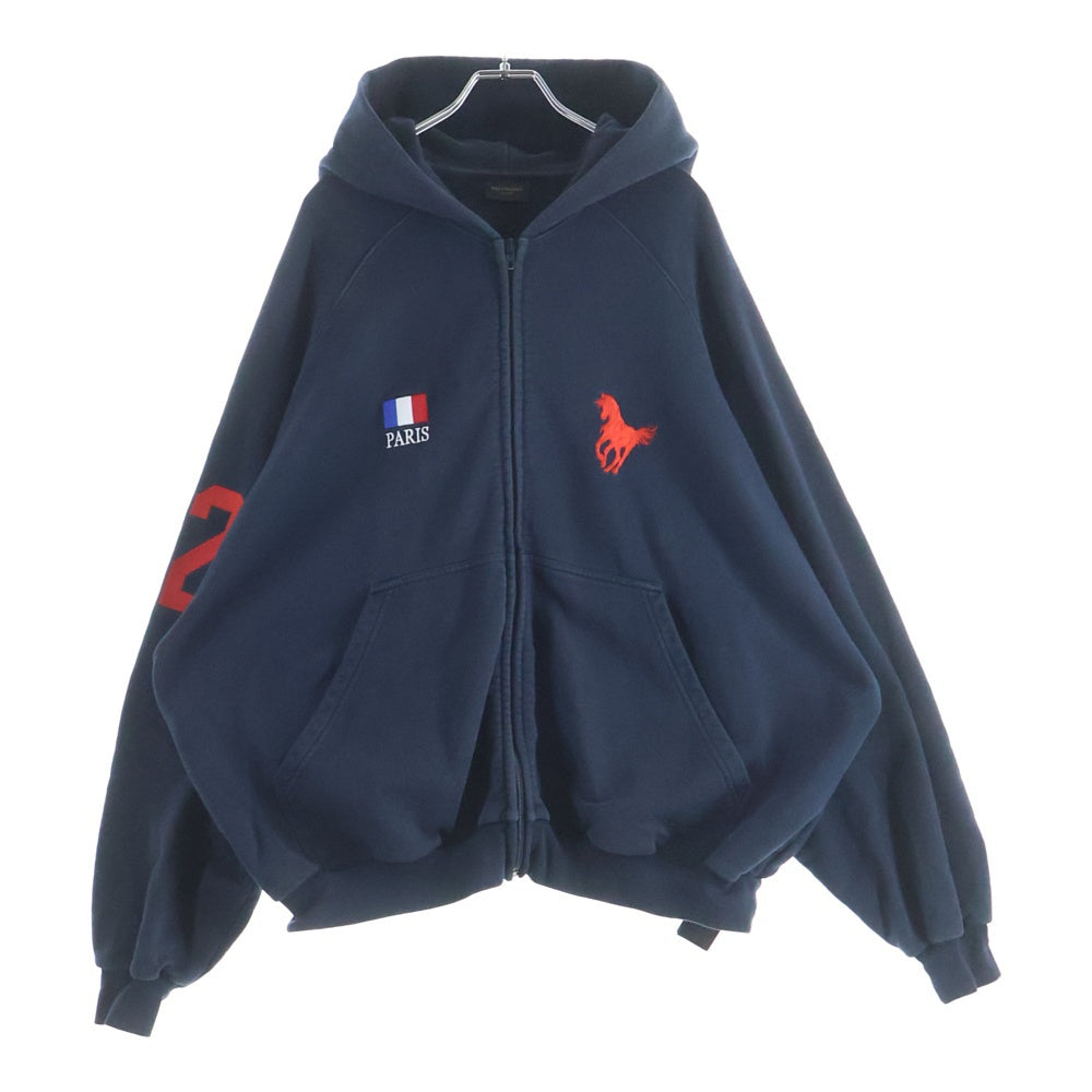 BALENCIAGA(バレンシアガ) Polo Zip-up Hoodie ポロジップフーディー