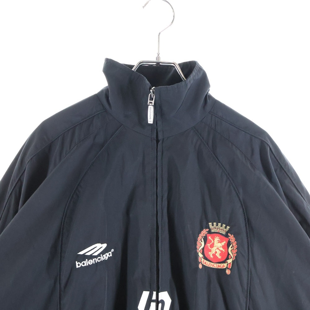 BALENCIAGA(バレンシアガ) 24SS Paris Soccer Track Jacket サッカー トラックジャケット ナイロン ブラック 780884 TPQ38