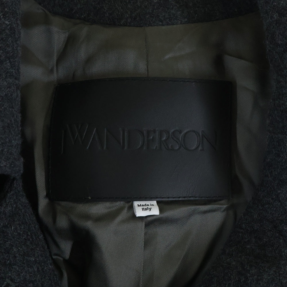 J.W.ANDERSON(ジェー ダブリュー アンダーソン) Wool Trench Coat ウールトレンチコート グレー CO0315PG1568990