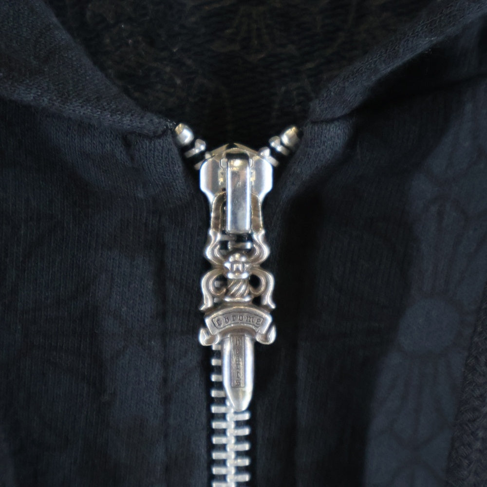 CHROME HEARTS(クロムハーツ) SWTSHRT HD ZIP CHプラス総柄バックホー