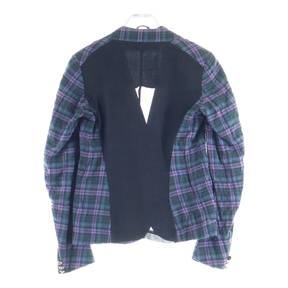 CHROME HEARTS(クロムハーツ) ノーカラーチェック2ボタンジャケット レディース マルチ