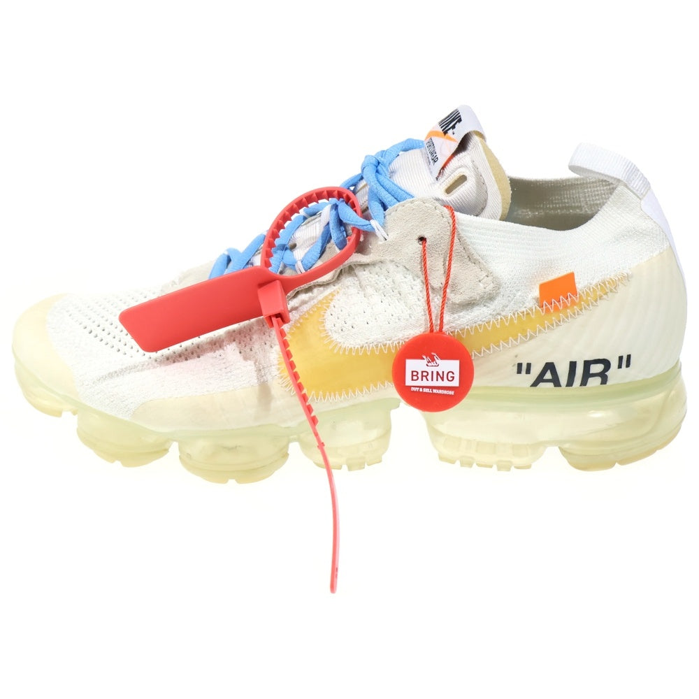 NIKE(ナイキ) ×OFF-WHITE THE 10 AIR VAPORMAX FK AA3831-100 オフホワイト ザテン エアヴェイパーマックス フライニット ローカットスニーカー ホワイト US10/28cm