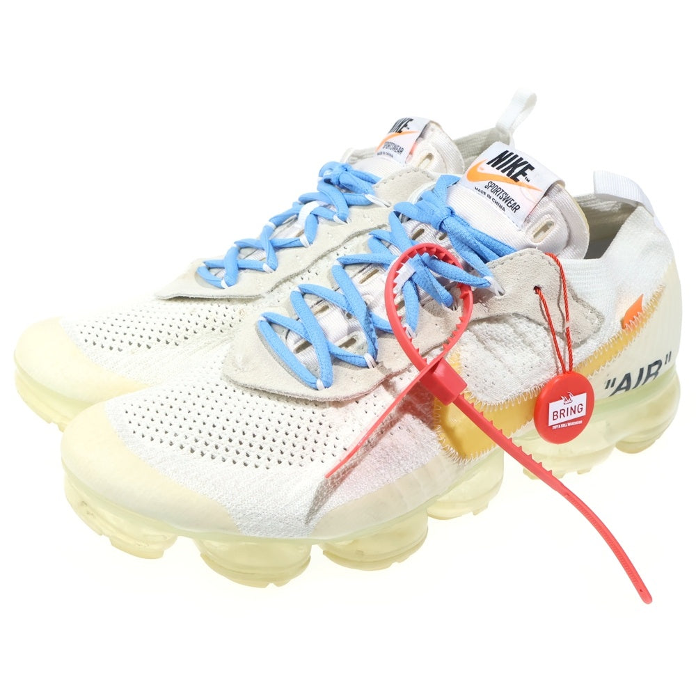 NIKE(ナイキ) ×OFF-WHITE THE 10 AIR VAPORMAX FK AA3831-100 オフホワイト ザテン エアヴェイパーマックス フライニット ローカットスニーカー ホワイト US10/28cm