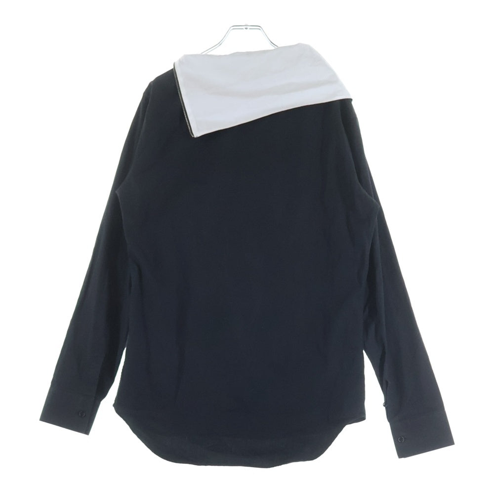 Dior HOMME(ディオールオム) 09AW ハイネックプルオーバーシャツ 長袖シャツ ブラック/ホワイト 9H3154220100