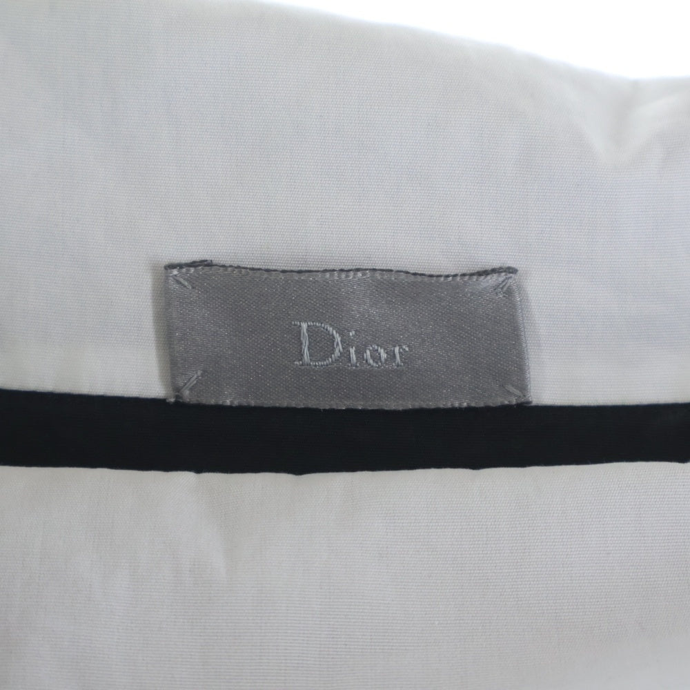 Dior HOMME(ディオールオム) 09AW ハイネックプルオーバーシャツ 長袖シャツ ブラック/ホワイト 9H3154220100