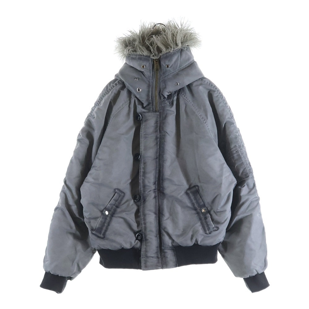 NO/FAITH STUDIOS(ノーフェイスストゥディオス) ASTRO FUR BOMBER JACKET アストロ ファー ボンバージャケット 中綿ジャケット グリーン