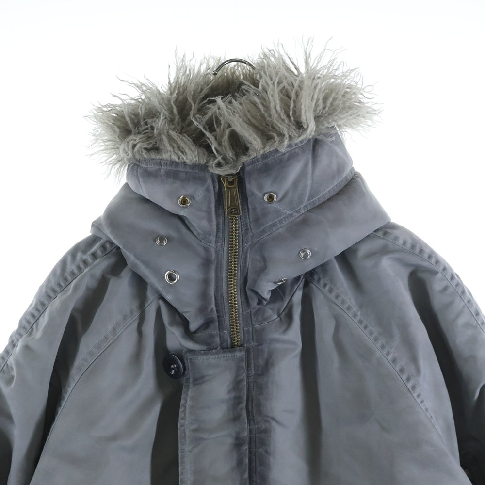 NO/FAITH STUDIOS(ノーフェイスストゥディオス) ASTRO FUR BOMBER JACKET アストロ ファー ボンバージャケット 中綿ジャケット グリーン