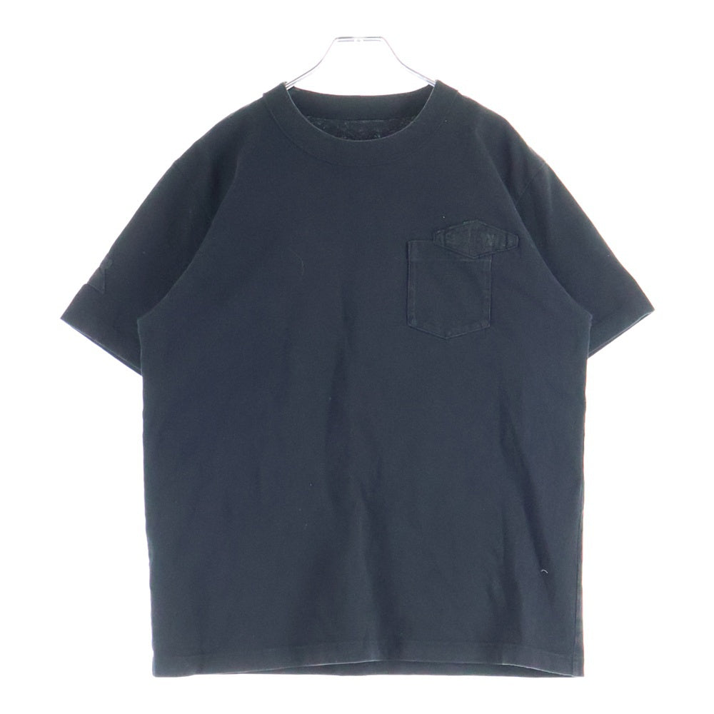 Sacai(サカイ) 24AW Gonz Patch T-Shirt 24-0830S ゴンズ パッチ クルーネック半袖Tシャツ ブラック 24-0830S