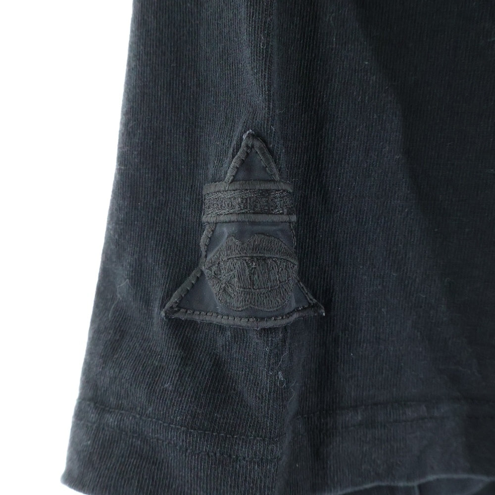 Sacai(サカイ) 24AW Gonz Patch T-Shirt 24-0830S ゴンズ パッチ クルーネック半袖Tシャツ ブラック 24-0830S