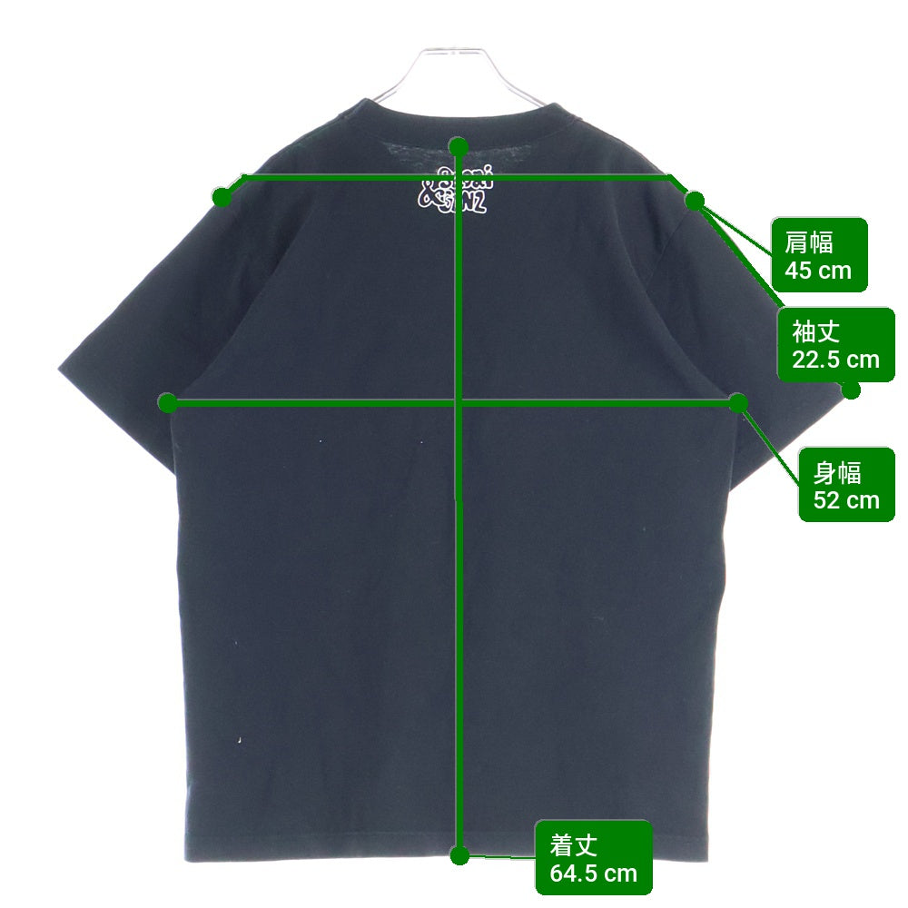 Sacai(サカイ) 24AW Gonz Patch T-Shirt 24-0830S ゴンズ パッチ クルーネック半袖Tシャツ ブラック 24-0830S