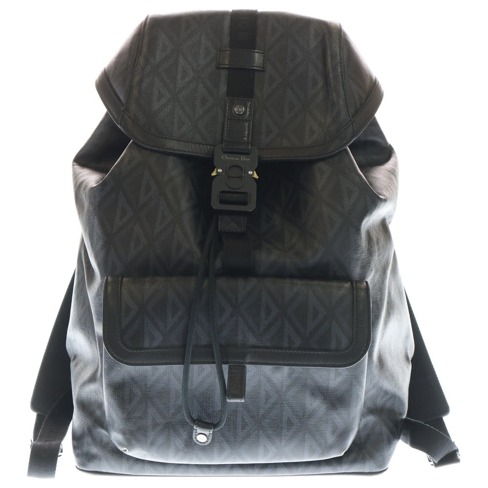 DIOR(ディオール) Hit The Road Backpack CD Diamond Canvas ヒット ザ ロード バックパック CD ダイヤモンド リュックサック ブラック 1HTBA184CDP レディース