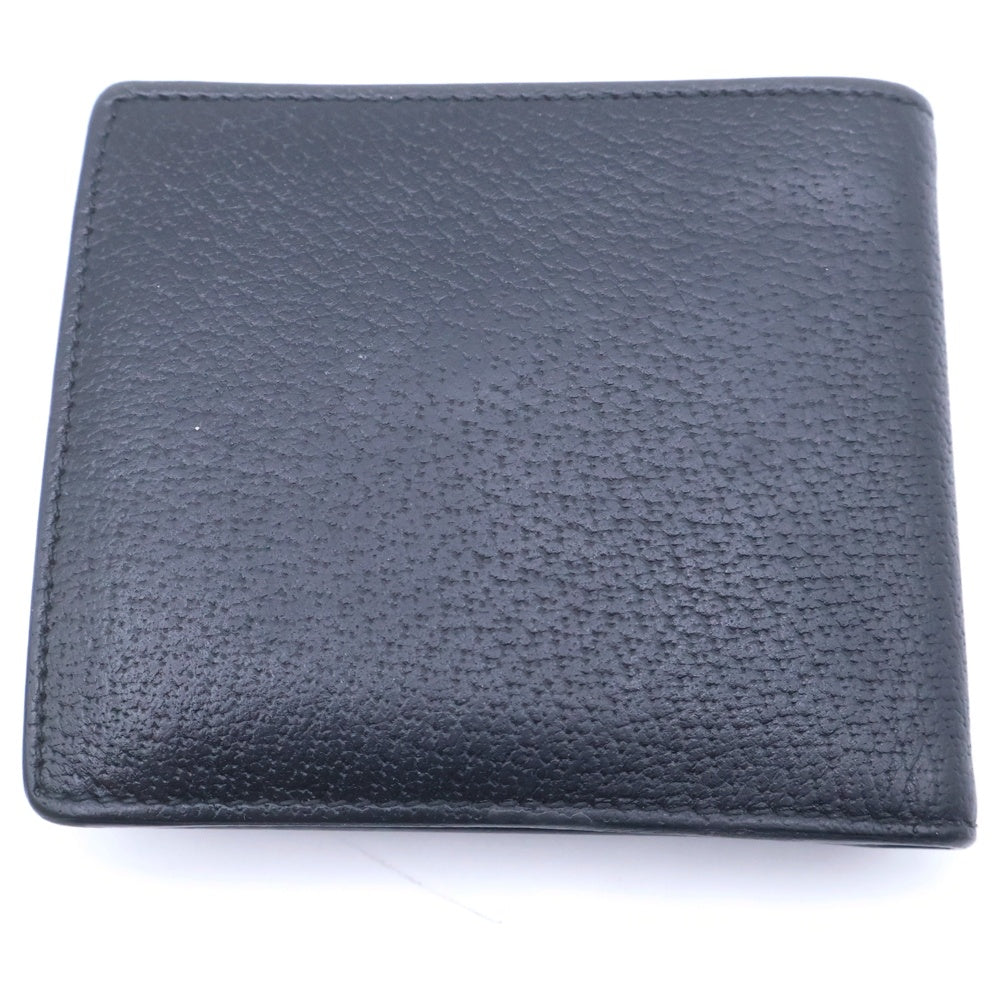 GUCCI(グッチ) GGロゴ二つ折り財布 ブラック GD金具 428725