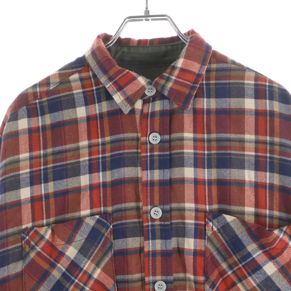 FEAR OF GOD(フィアオブゴッド) 4TH COLLECTION チェック コットン長袖シャツ レッド