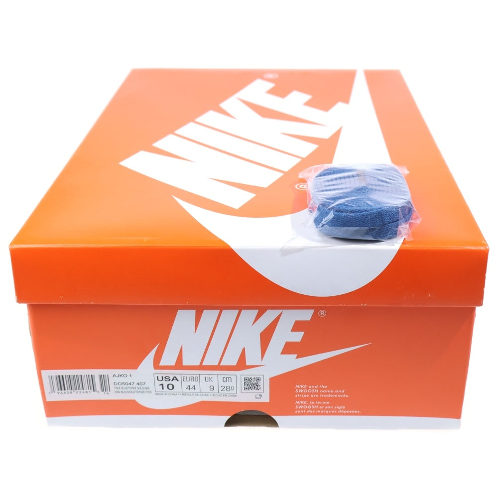 NIKE(ナイキ) AIR JORDAN 1 KO TRUE BLUE エア ジョーダン 1 ノックアウト トゥルーブルー US10/28cm DO5047-407