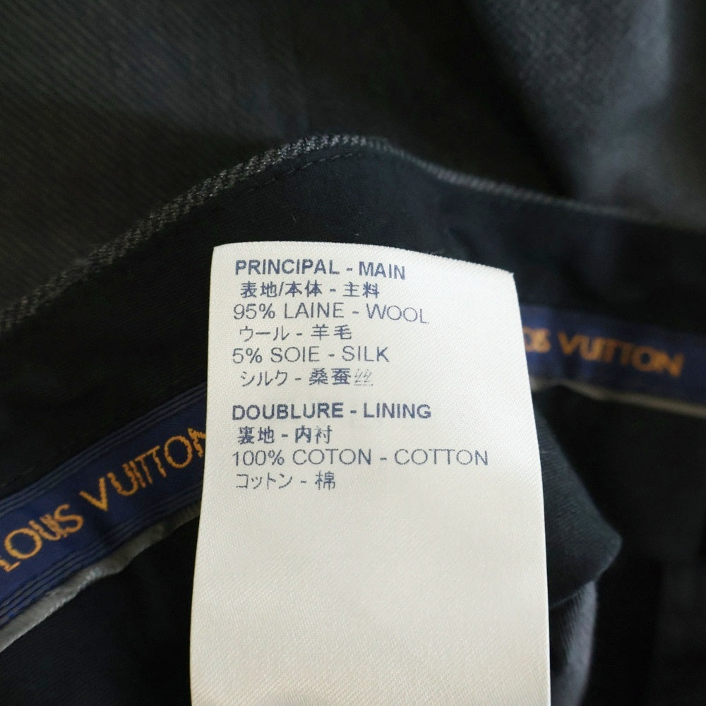 LOUIS VUITTON(ルイヴィトン) 19SS フロントタック ウール スラックスパンツ グレー RM191M IOZ HGP01W