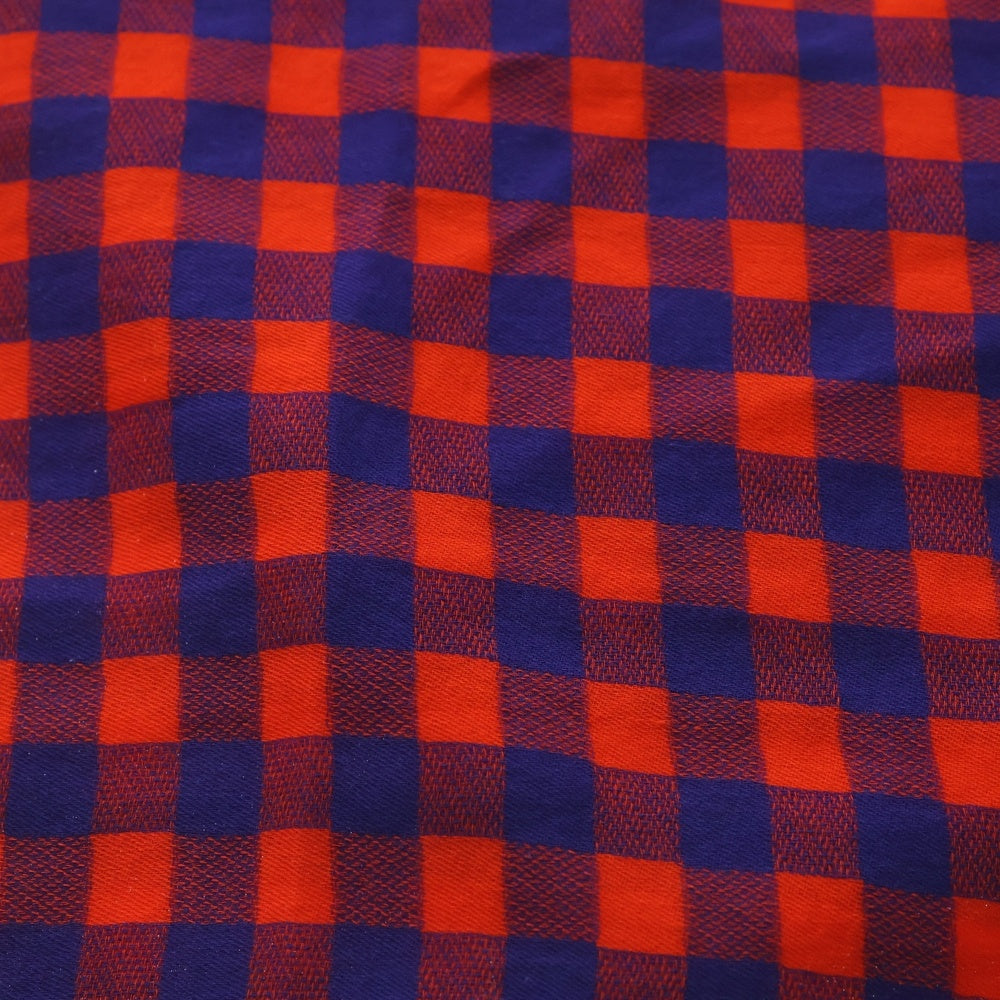 LOUIS VUITTON(ルイヴィトン) チェック柄 エトール マサイ ストール レッド MP0894 レディース