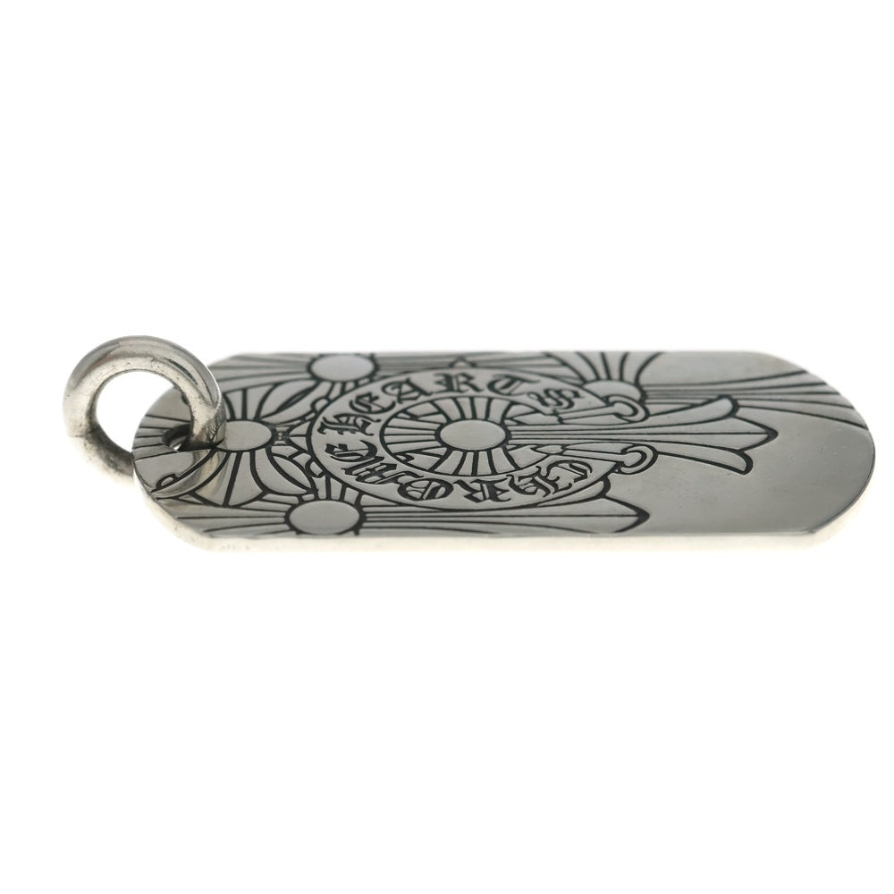 CHROME HEARTS(クロムハーツ) D TAG LRG GOD BLESS ゴットブレスドッグタグ ラージ ペンダントトップ シルバー