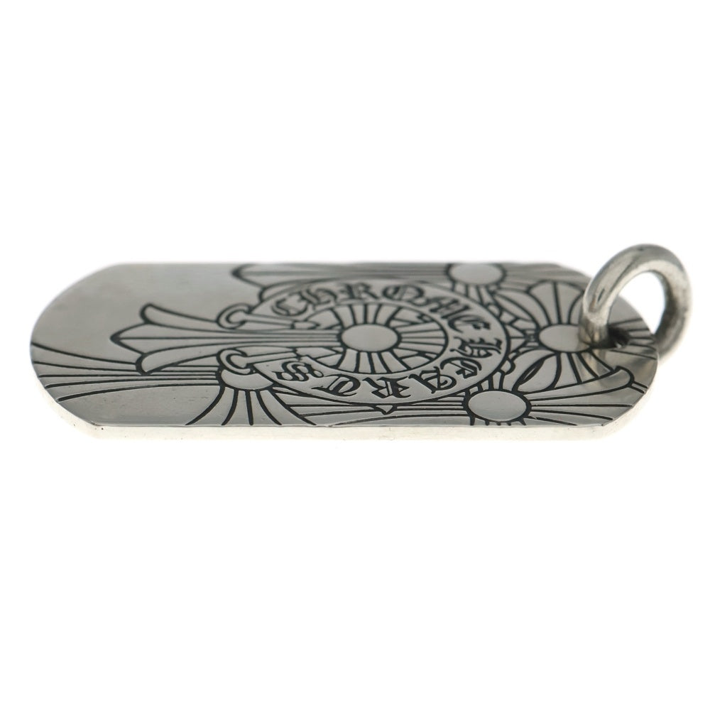 CHROME HEARTS(クロムハーツ) D TAG LRG GOD BLESS ゴットブレスドッグタグ ラージ ペンダントトップ シルバー